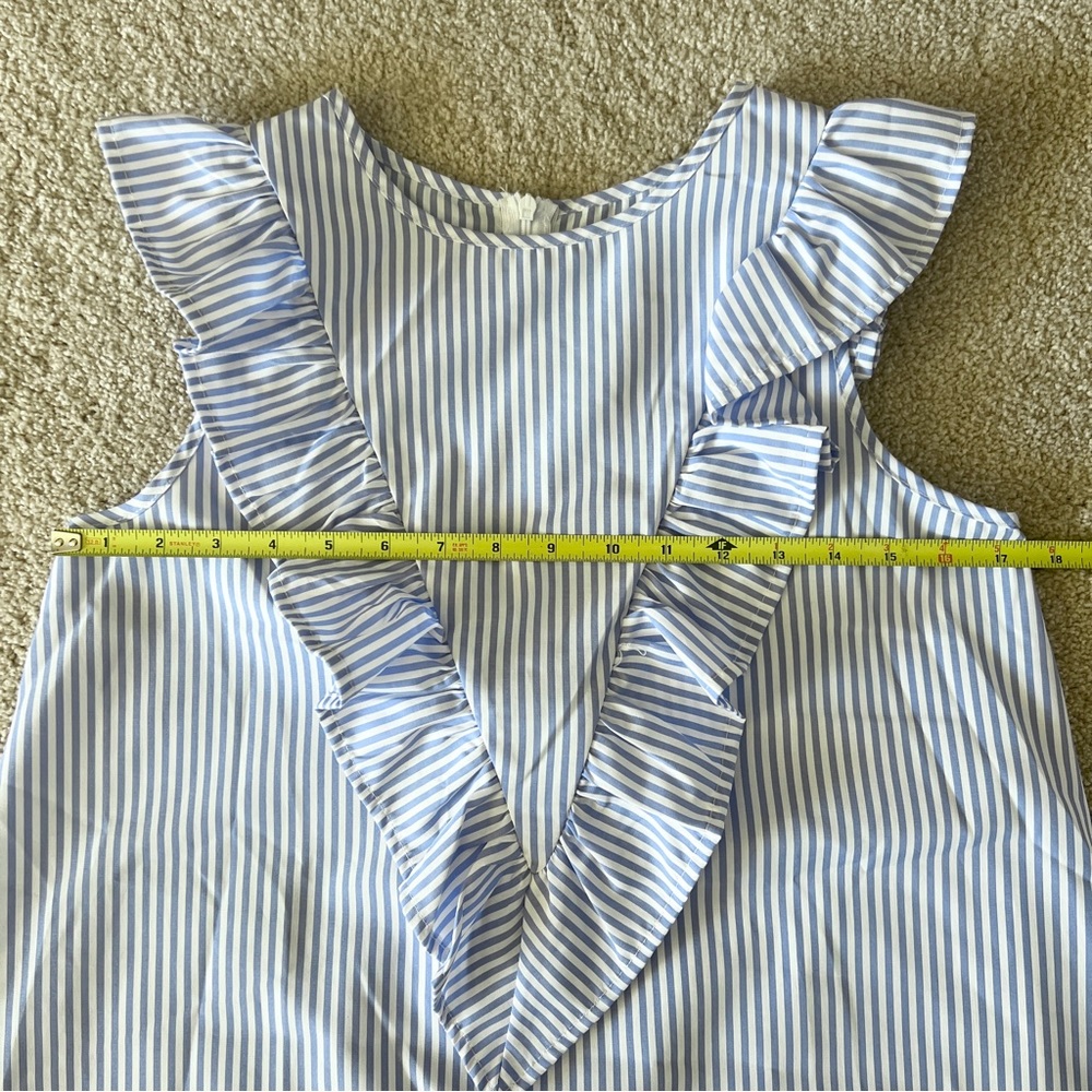 Striped Ruffle Dress - Picture 11 of 11